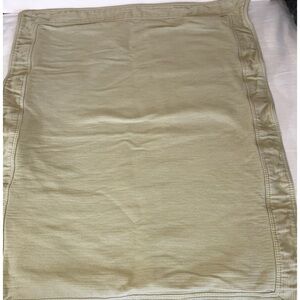 Bloomingdale’s Sage Green 100% Cotton Standard Sham, Made in Portugal,